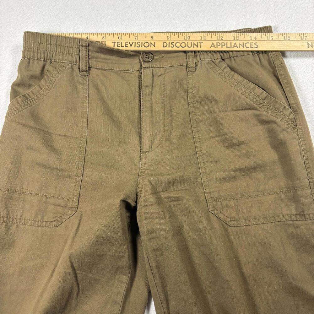 Supplies Womens Size 8 (29W) Brown Utility Pants Adjustable Hem Casual Cotton - Picture 5 of 9